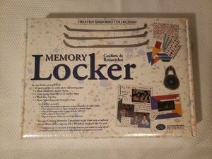 2001 Creative Memories Collection Memory Locker Paper Pen Case Stickers NEW NIP